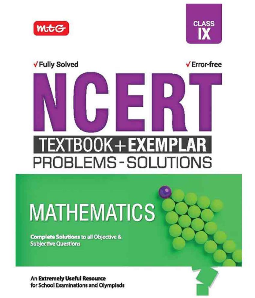 NCERT Text Book Exemplar Problems Solutions Mathematics Class 9 Buy 