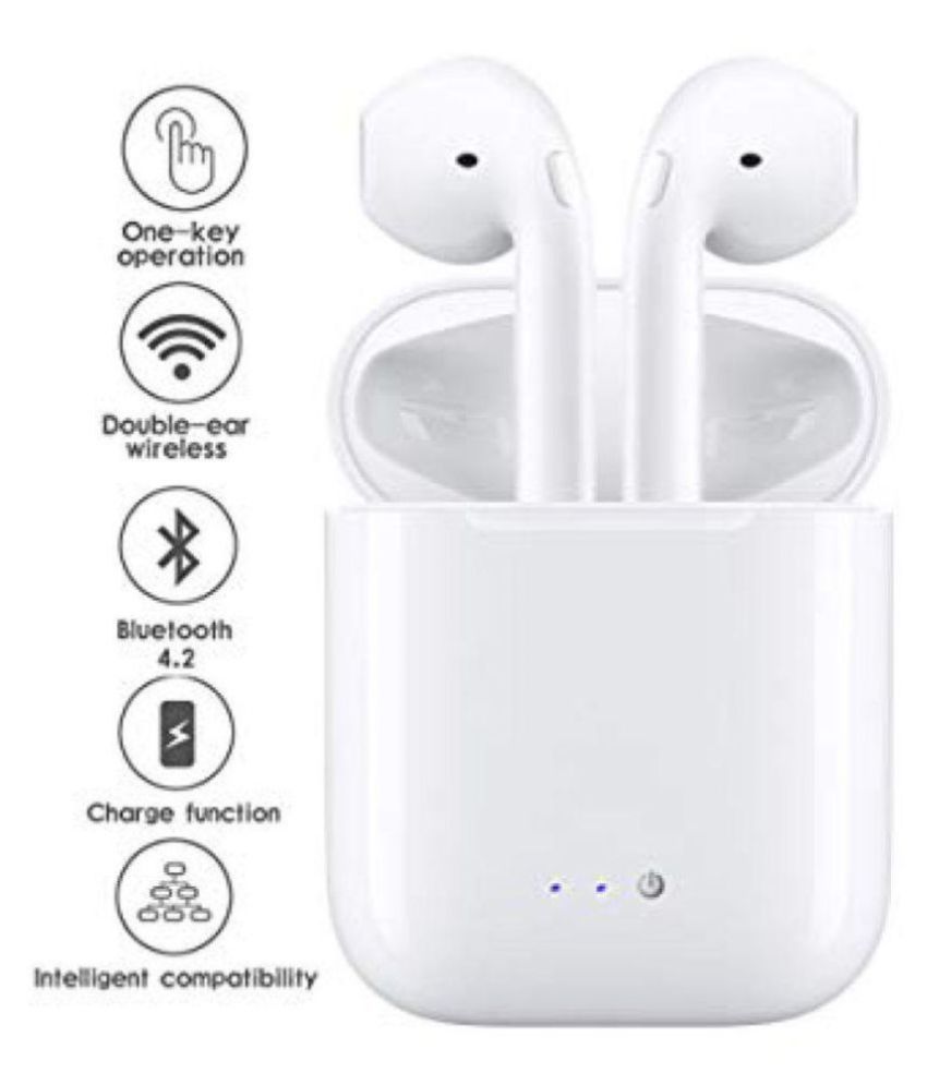 Manier vezel Trend Buy i7s TWS Wireless Bluetooth Earphone, Twins,Headset, with Charging Box.  For Nokia X5 ( Wireless ) White Online at Best Price in India - Snapdeal