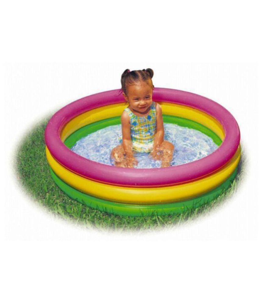 intex rainbow baby pool