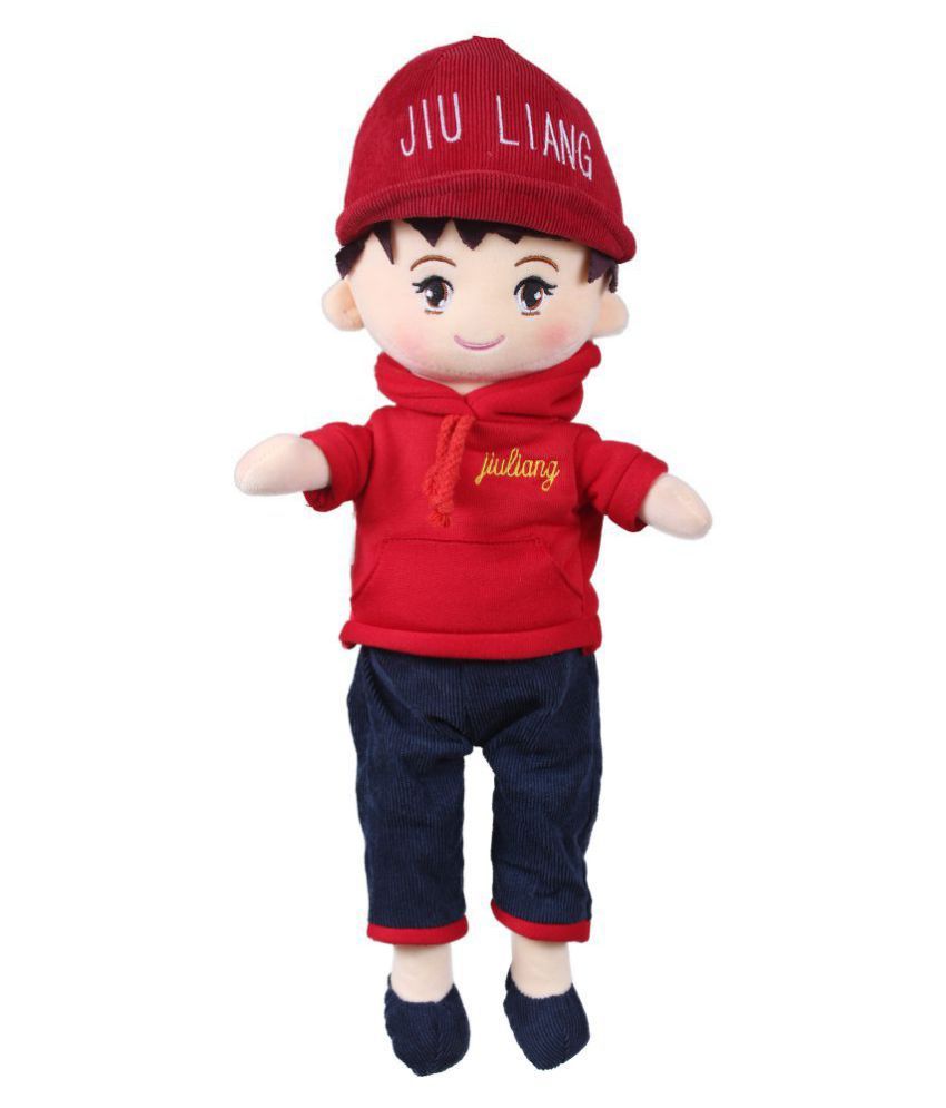 Tickles Red Cute Handsome Boy Doll Soft Toy for Kids Birthday Gift 40 cm
