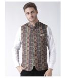 Hangup Multi Cotton Blend Nehru Jacket