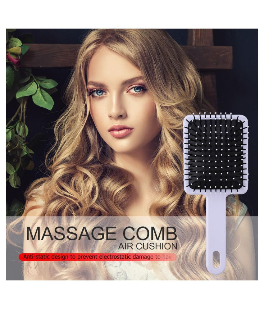 Anti Static Air Cushion Massage Comb Salon Shower Detangle Hair