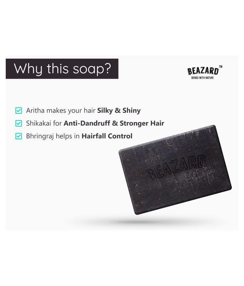 Beazard Aritha Shikakai Bhringraj Hair Wash Soap 300 g Pack of 3: Buy  Beazard Aritha Shikakai Bhringraj Hair Wash Soap 300 g Pack of 3 at Best  Prices in India - Snapdeal