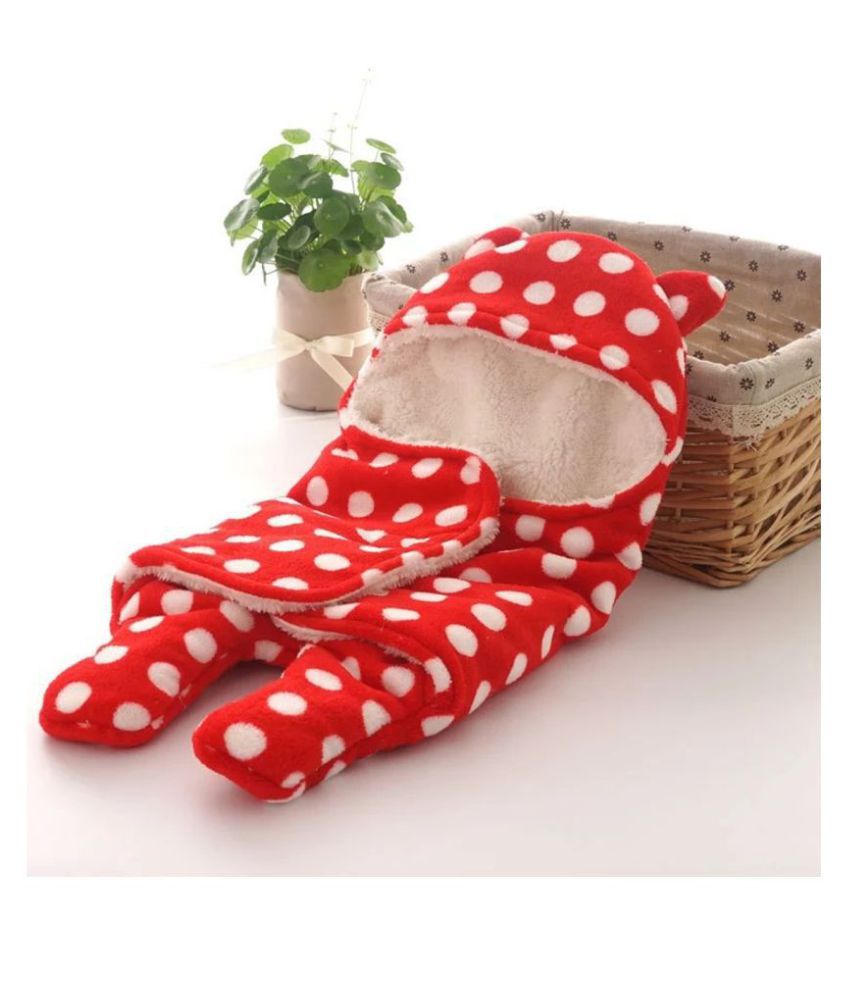     			Brandonn - Red Flannel Baby Blanket (Pack of 1)