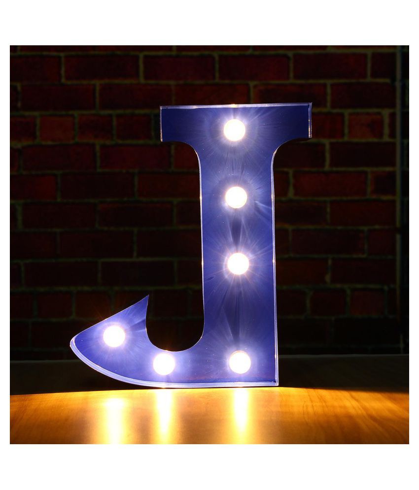A Z Blue Led Alphabet Letters Standing Hanging Light Up Wedding