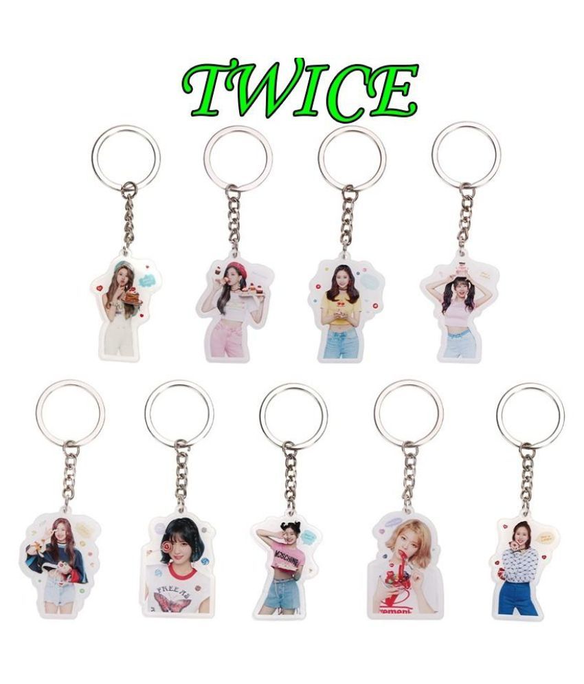 K Pop Twice What Is Love Album Acrylic Keychain Cute Keyring Key Chain Buy Online At Low Price In India Snapdeal