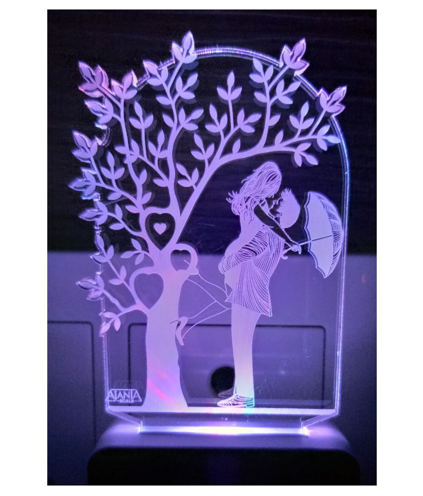     			Ajanta Scale Love Couple 2108 Night Lamp - Pack of 1