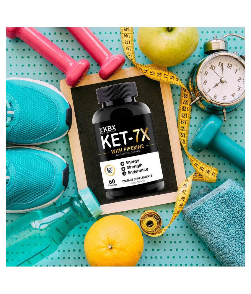 KORBAX BIOTECH Advanced 7x Keto Capsules for Weight Loss 60 no.s