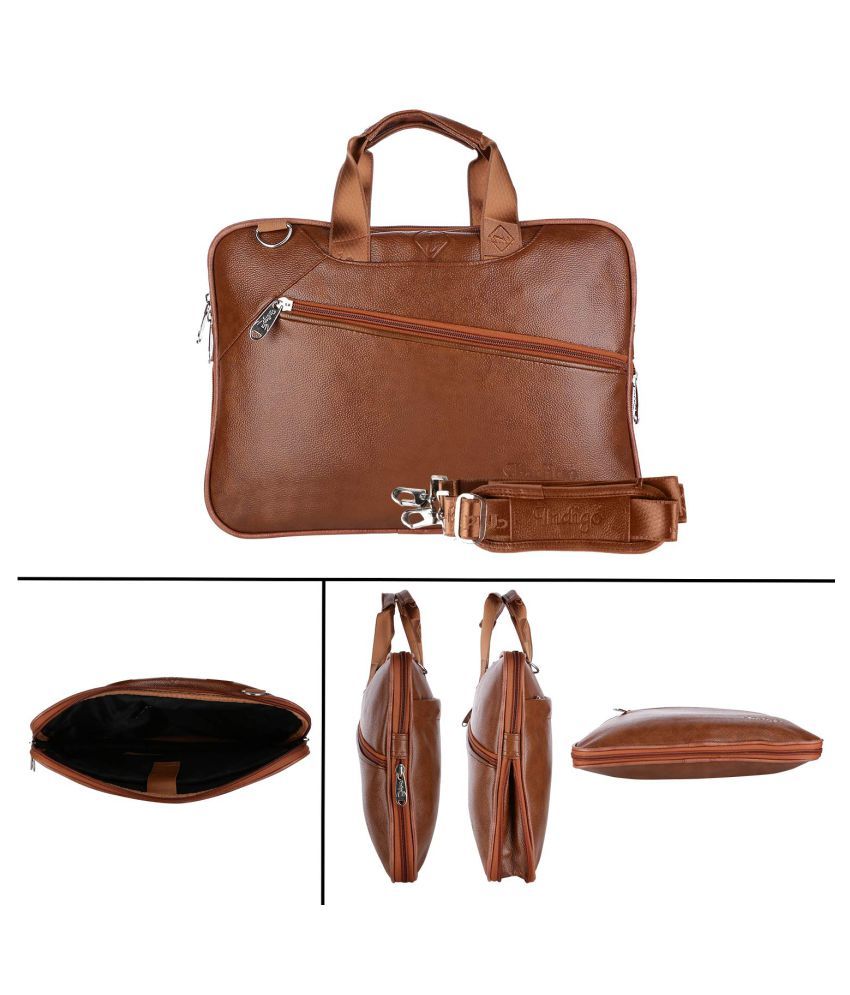 urban kings Tan Small Briefcase Buy urban kings Tan Small Briefcase