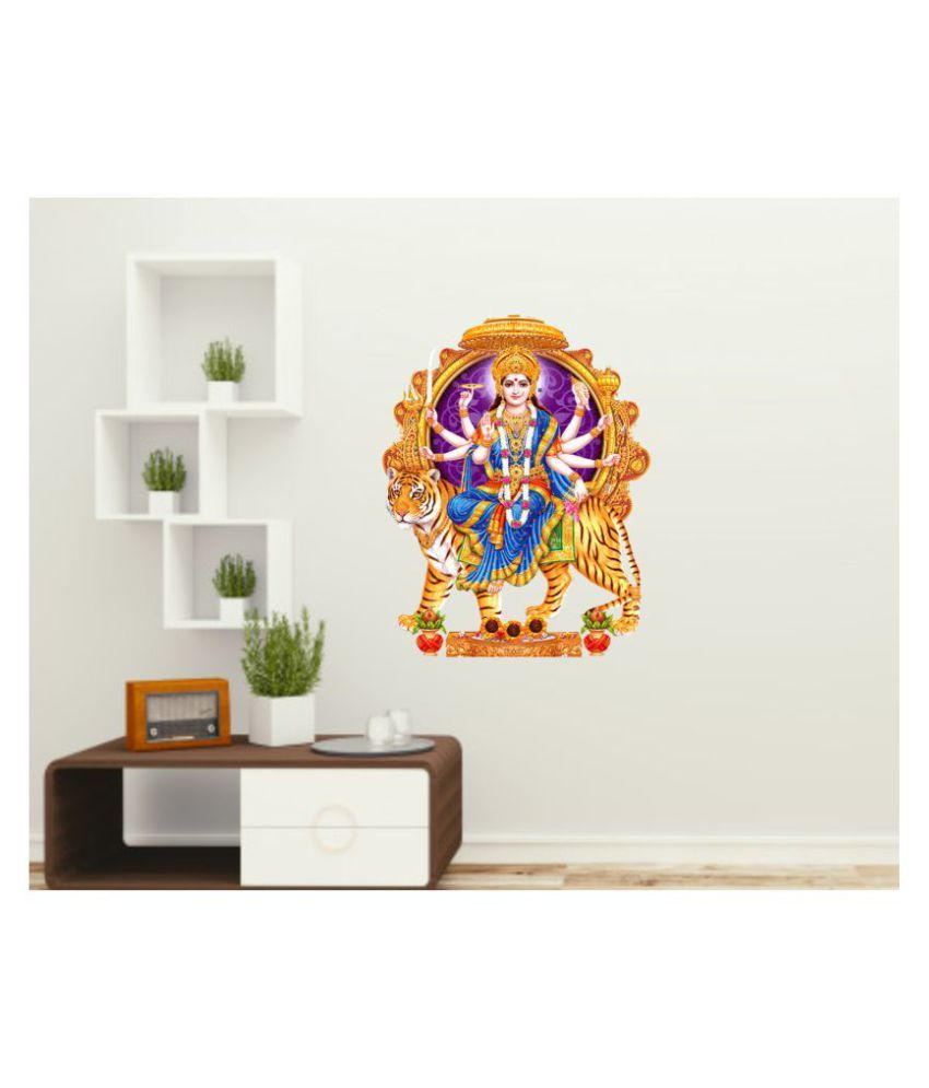     			Decor Villa Durga maa Religious & Inspirational Sticker ( 45 x 58 cms )