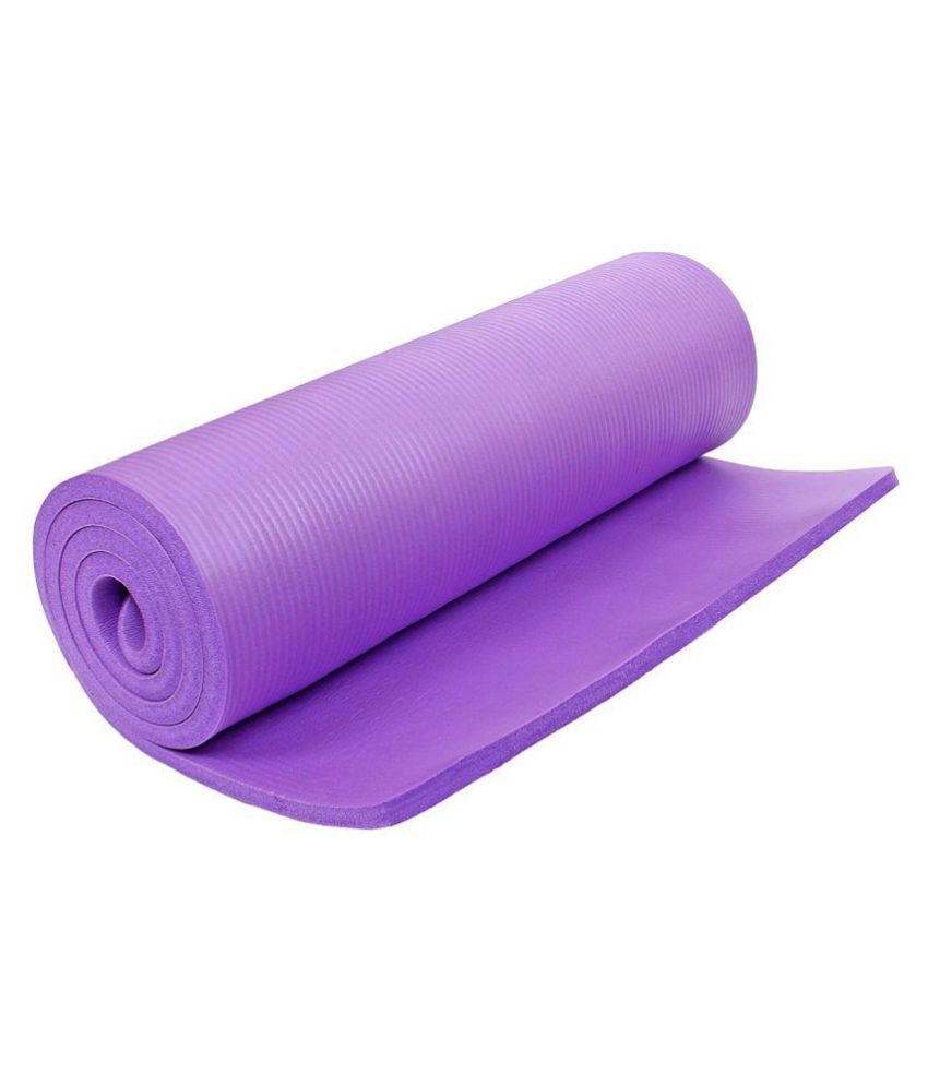 Strauss NBR Yoga Mat, 10mm, (Purple): Buy Online at Best Price on Snapdeal
