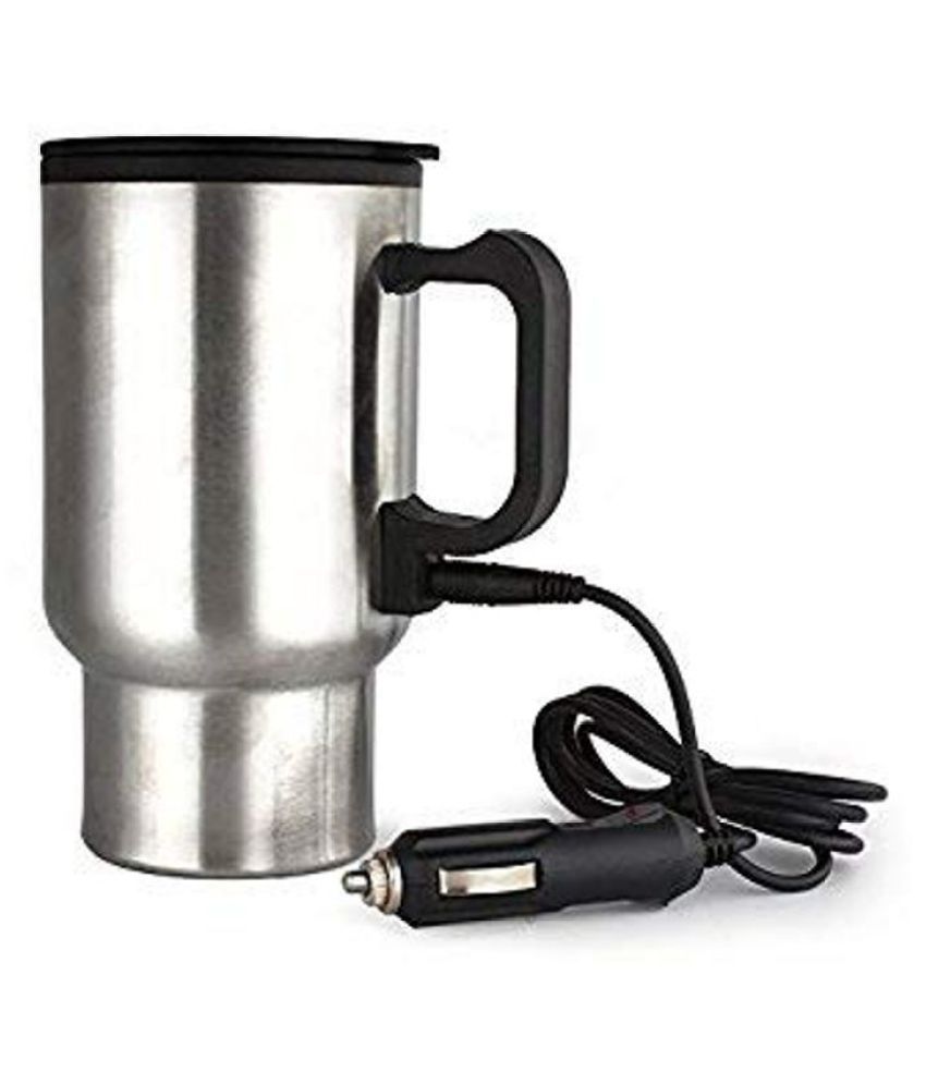     			ND BROTHERS Car Electric Mug for Hot Coffee Drinks Cup Plastic Coffee Mug 1 Pcs 450 mL