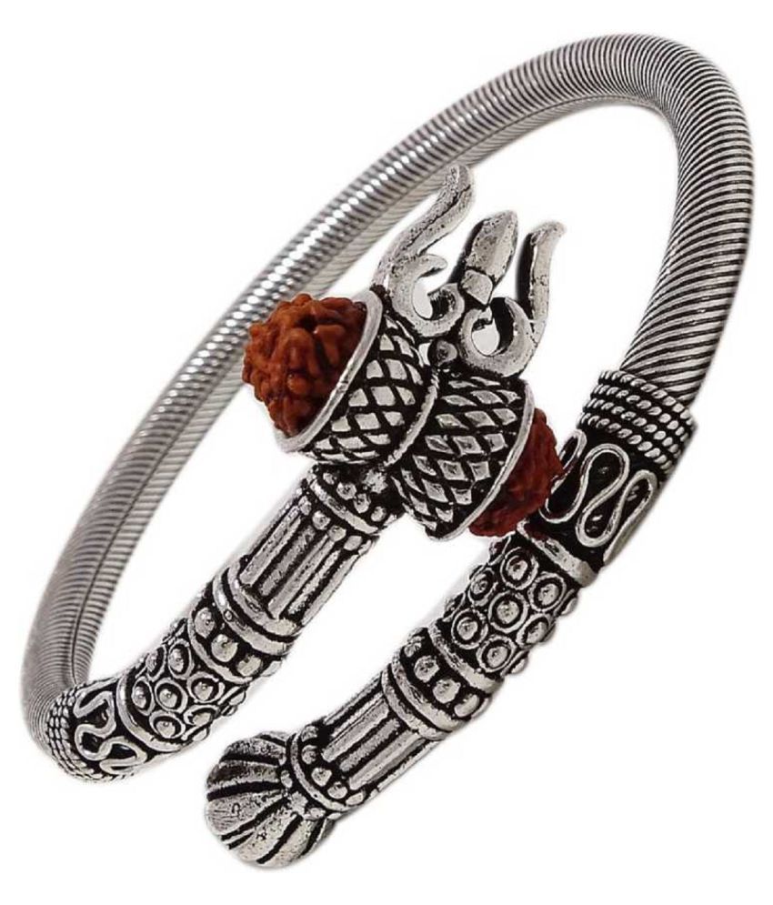 mahakal bracelet silver