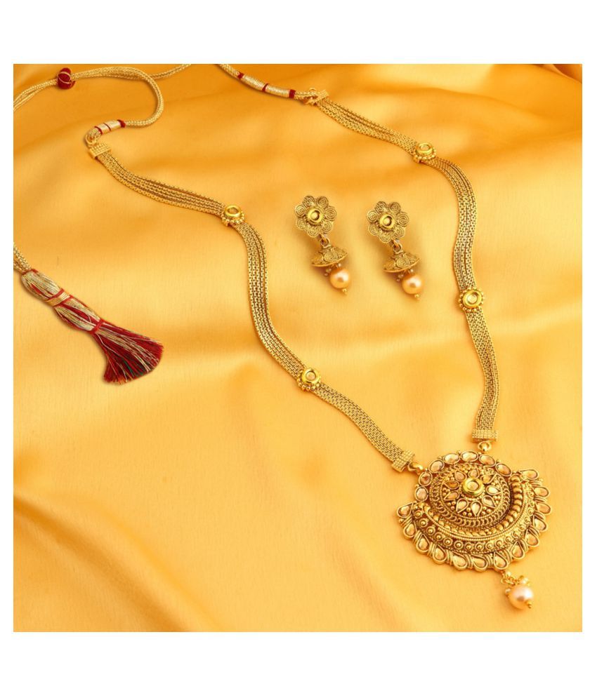 sukkhi jewellery long necklace