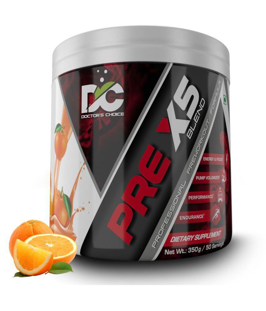DOCTOR'S CHOICE PRE X5 Blend Advanced Pre Workout 350 gm Buy DOCTOR'S