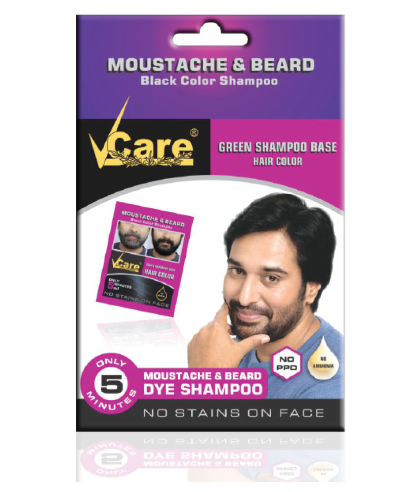 VCare Moustache and Beard Hair Color Shampoo 5 mL Pack of 15: Buy VCare  Moustache and Beard Hair Color Shampoo 5 mL Pack of 15 at Best Prices in  India - Snapdeal