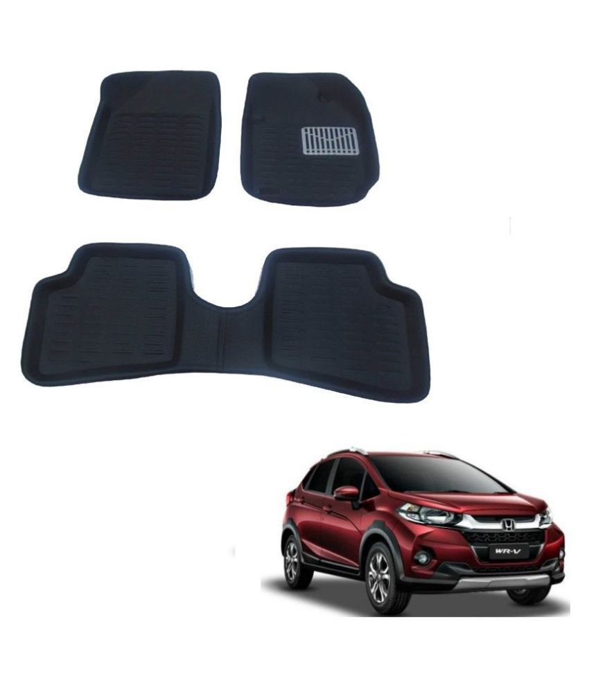 Auto Addict 3d Car Mats Black Color For Honda Wrv Buy Auto Addict