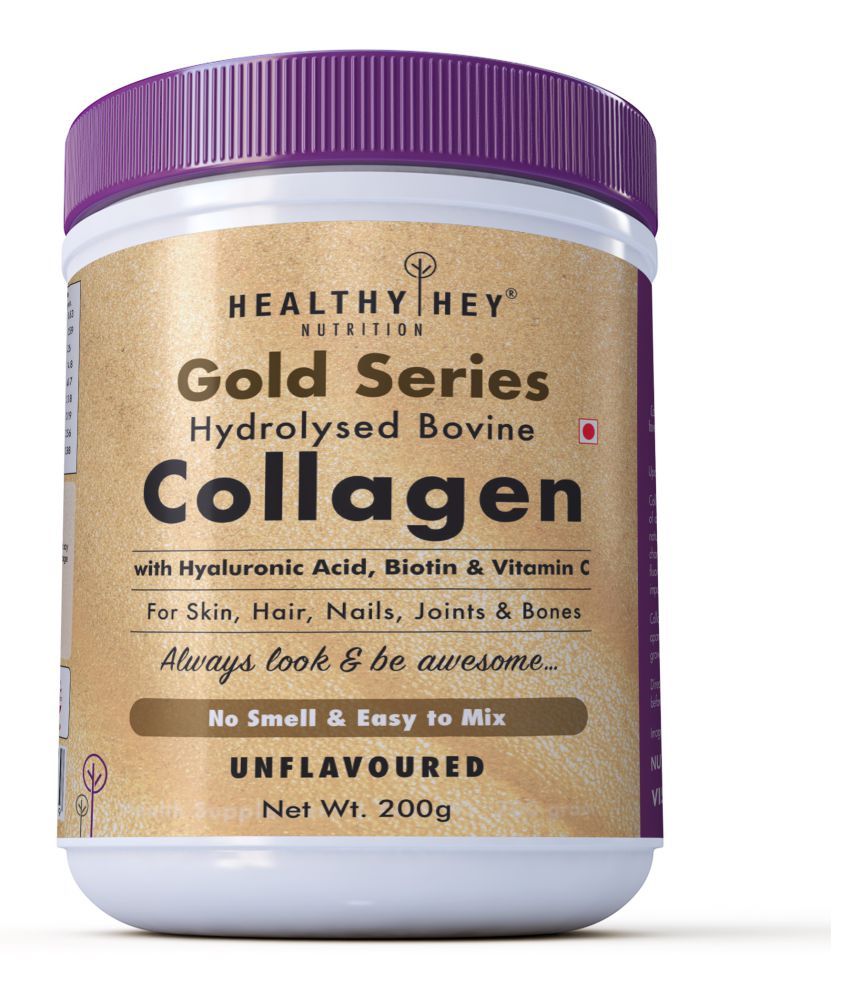 HEALTHYHEY NUTRITION Collagen Gold Series with Biotin 200 gm Powder