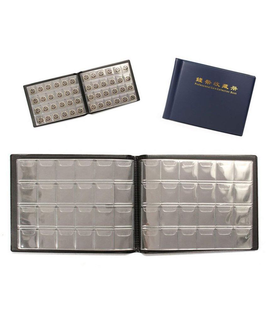 240 Pockets Coin Holder Collection Money Penny Storage ...