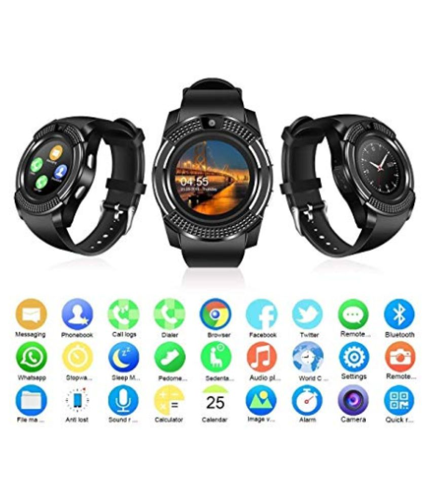 v8 round smartwatch