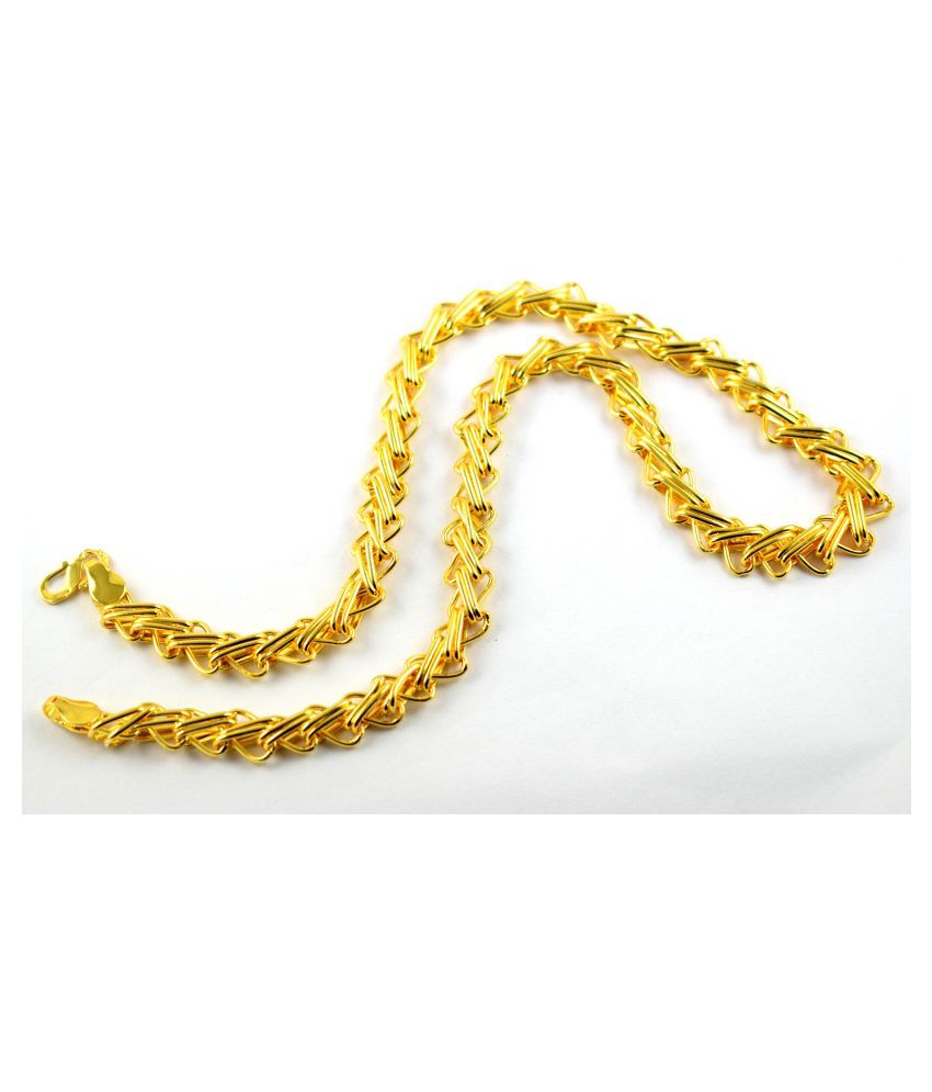 Mens Trendy Artificial Gold Plated Chain. Jewelry For men Buy Mens