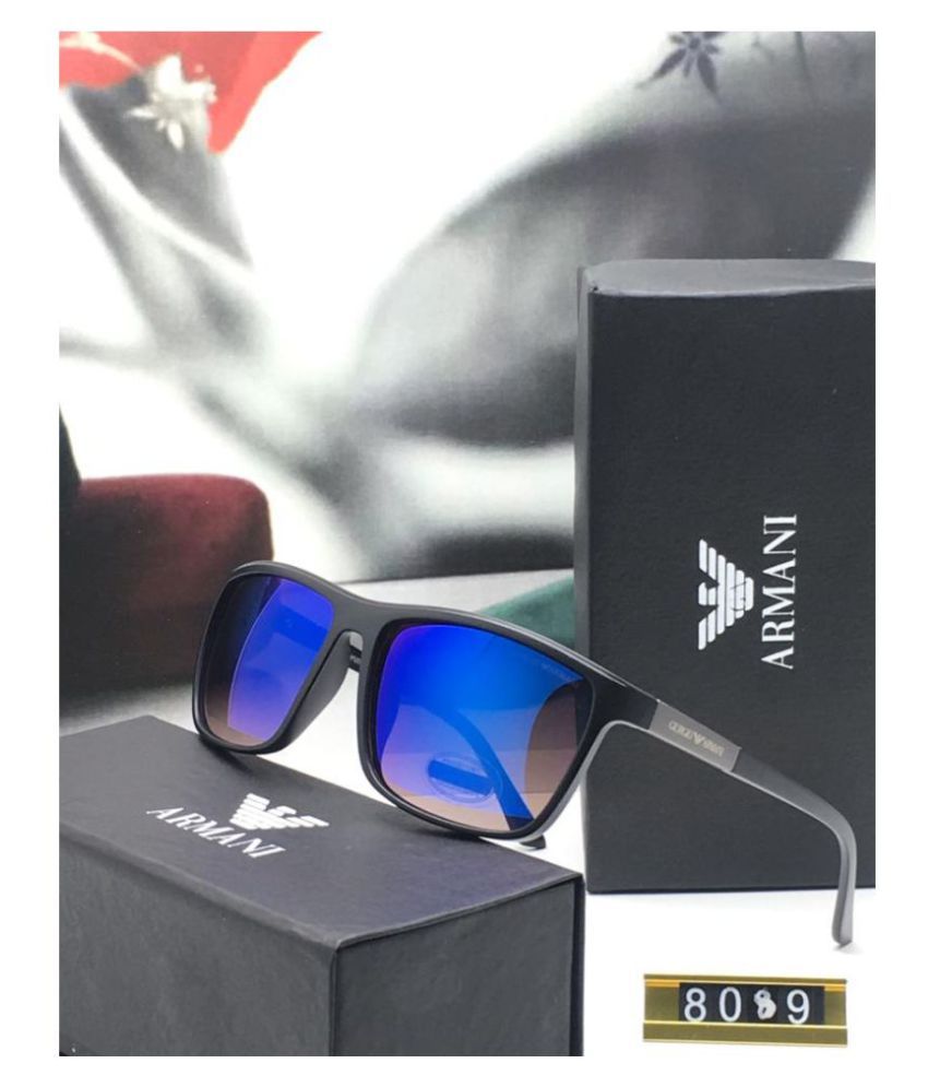 armani sunglasses blue