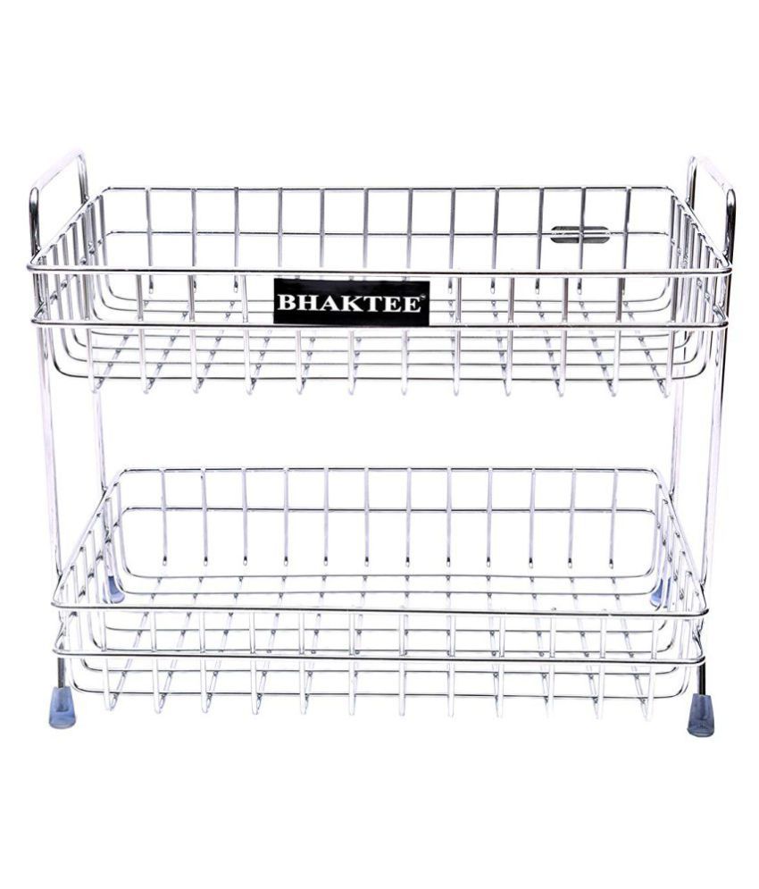 Neelam Industries Stainless Steel 2 Tier Shoe Rack Silver Buy Neelam Industries Stainless Steel 2 Tier Shoe Rack Silver Online At Low Price Snapdeal