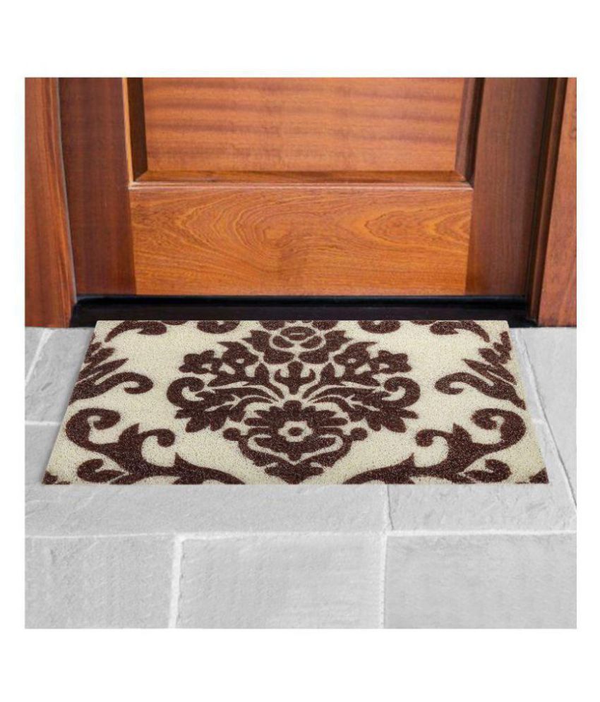     			E-Retailer Brown Single Regular Outdoor Mat