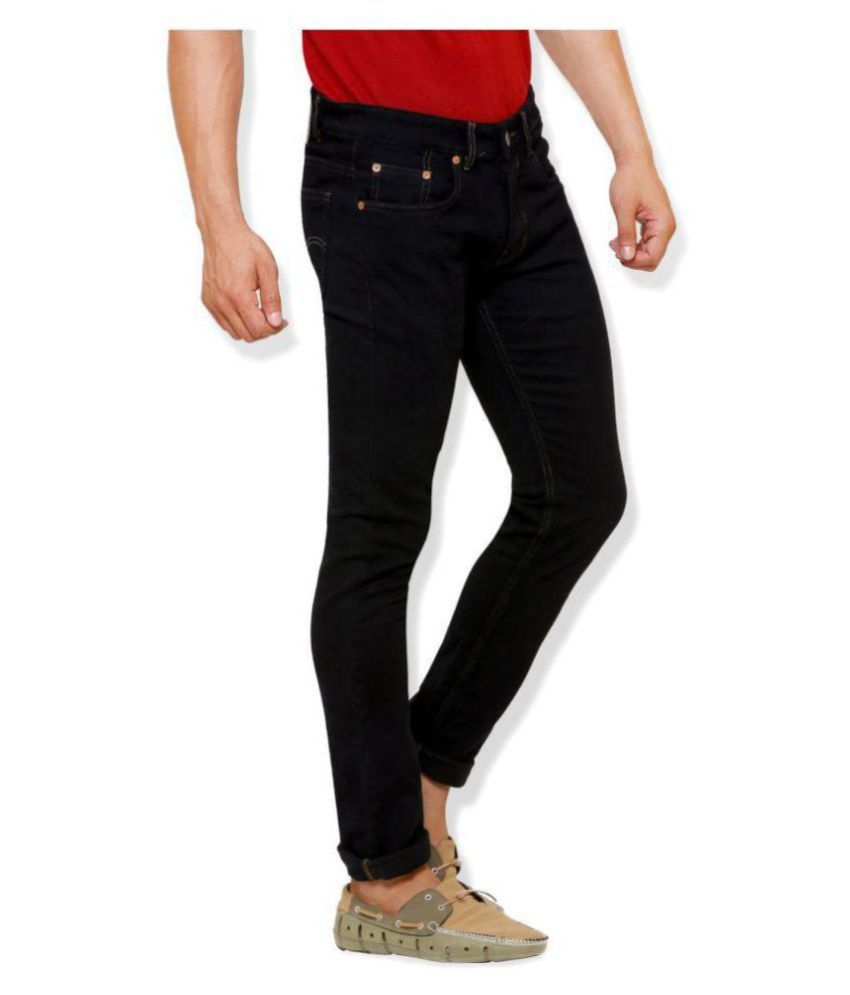 levi's black skinny