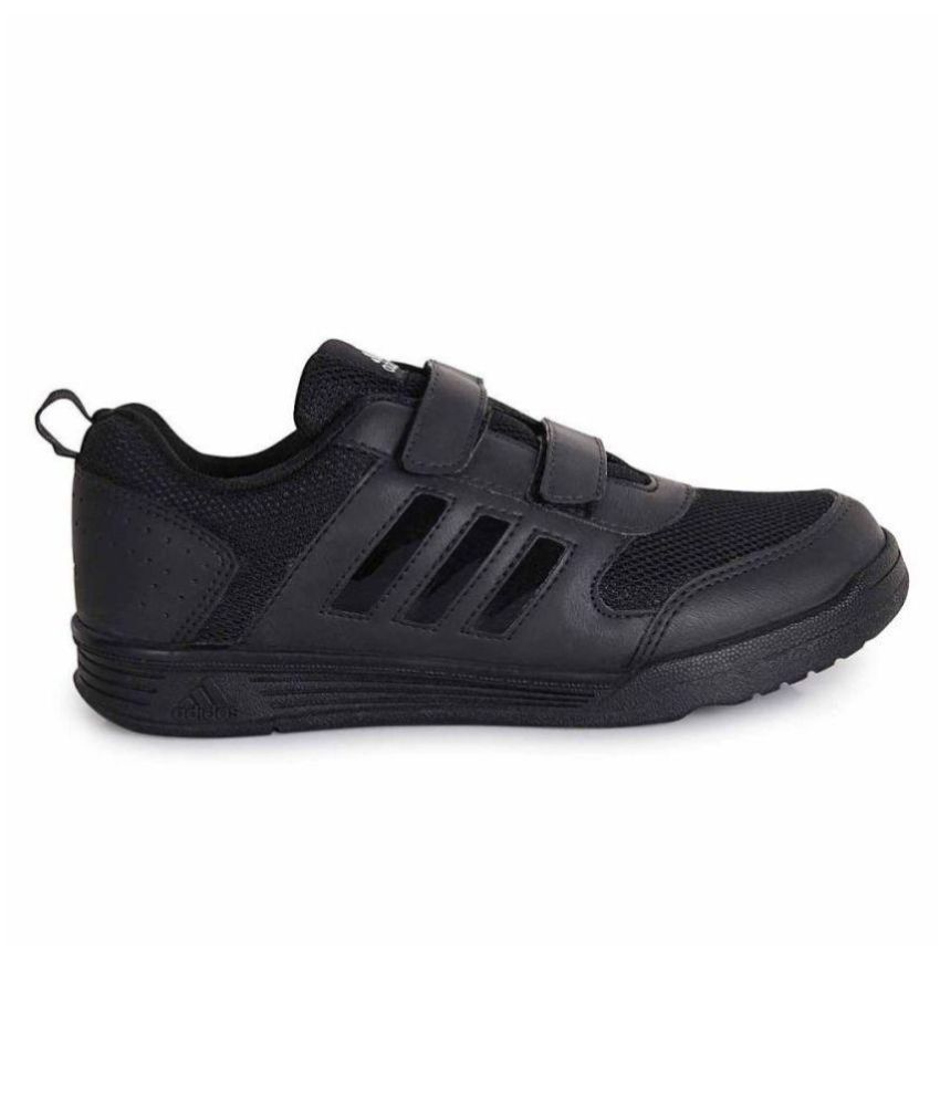 black adidas trainers velcro