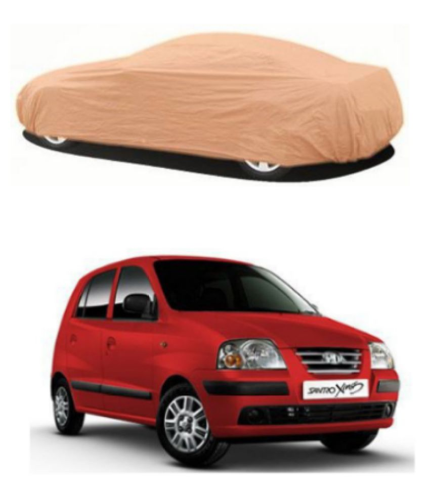 Rufus Car Cover for Hyundai Santro Xing (Without Mirror Pockets) (BEIGE
