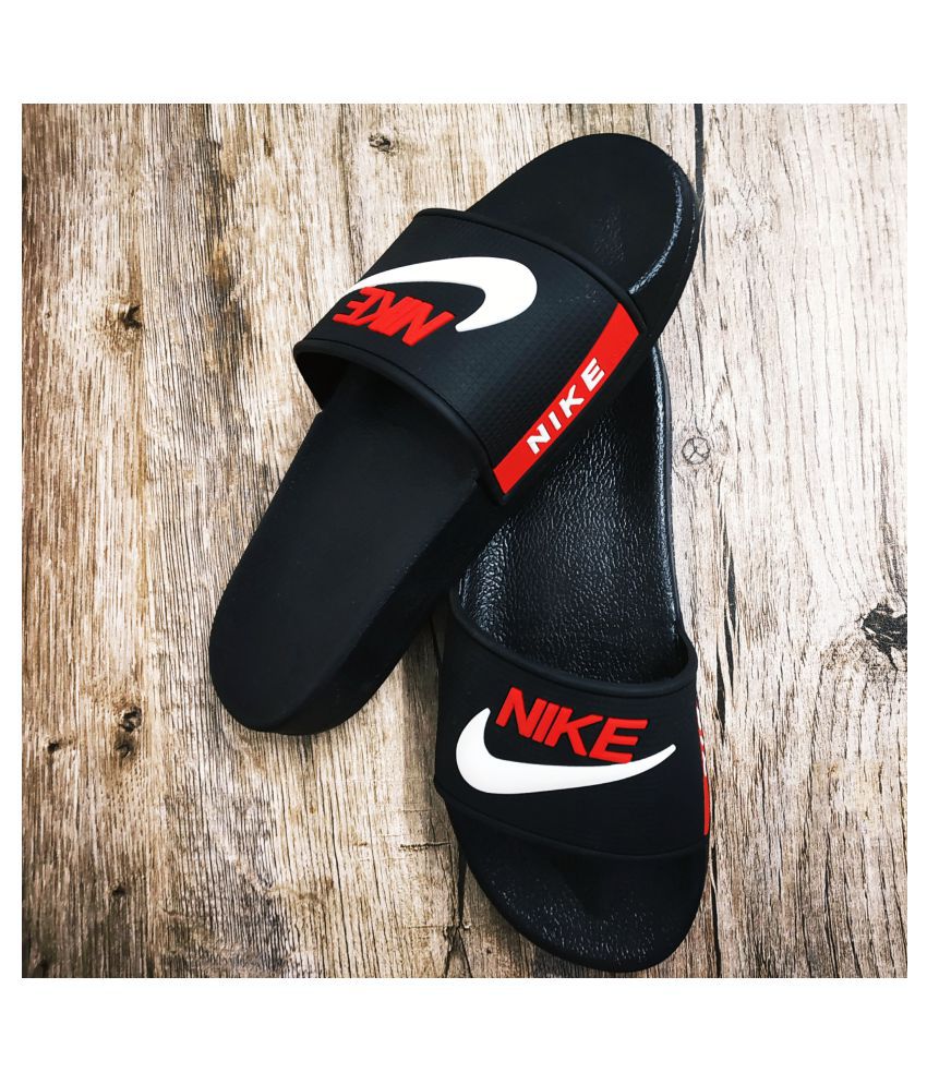 Download Nike Black Slide Flip flop Price in India- Buy Nike Black ...