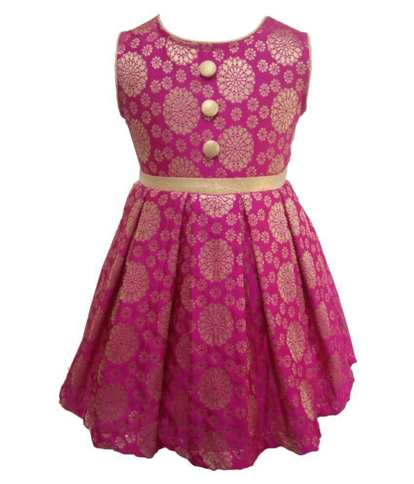 silk frock for kids