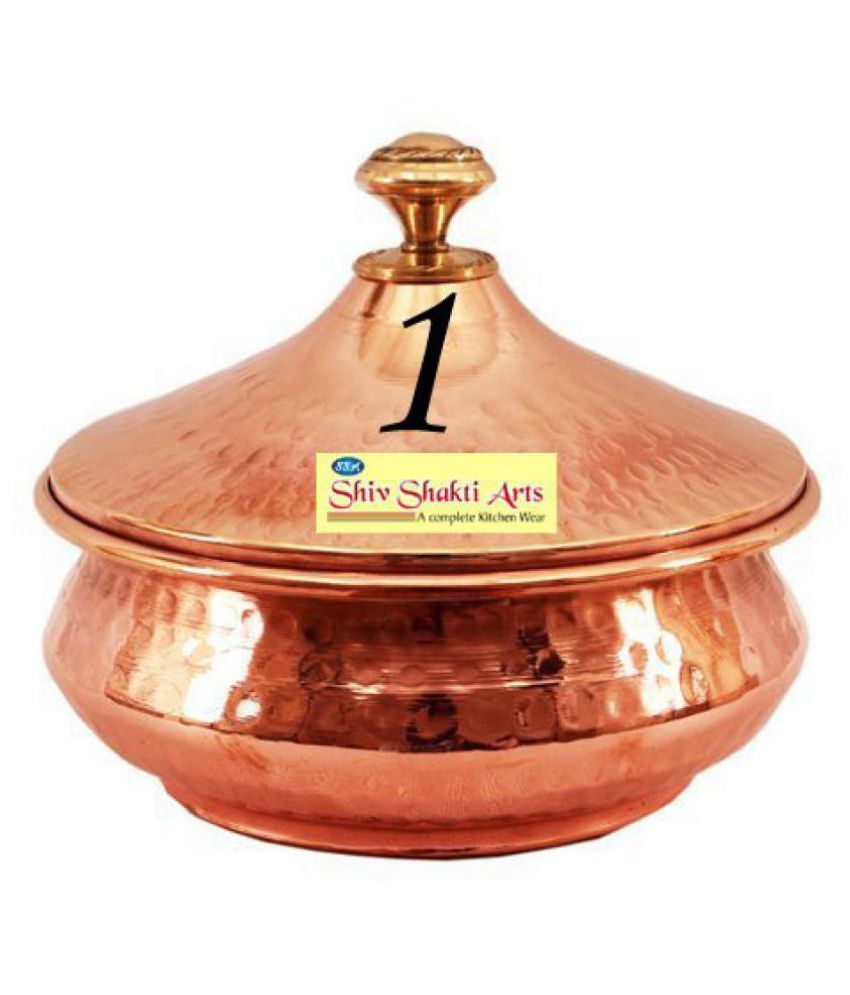 Shiv Shakti Arts Steel Copper Handi 1 Piece Cookware Set Buy Online at