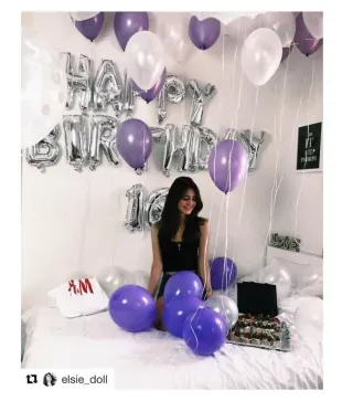 Happy Birthday Letter Foil Balloon Set Of Silver Hd Metallic