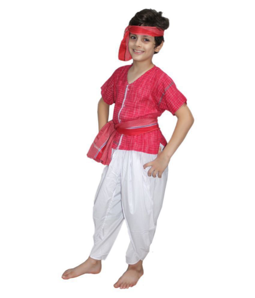 Kaku Fancy Dress Indian Traditional Villager Dance Costume