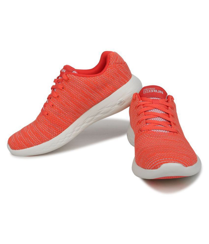 orange skechers sneakers