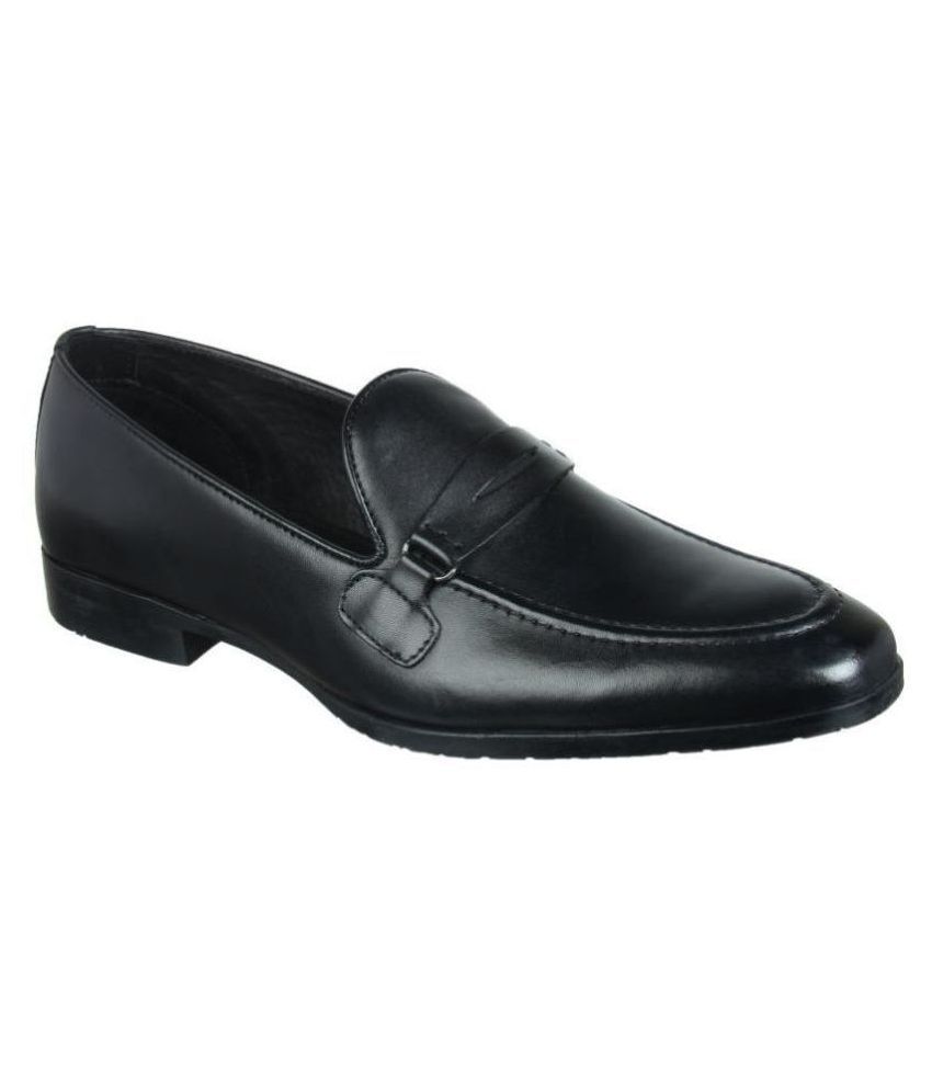 Franco Leone Black Formal Shoes Price in India- Buy Franco Leone Black ...