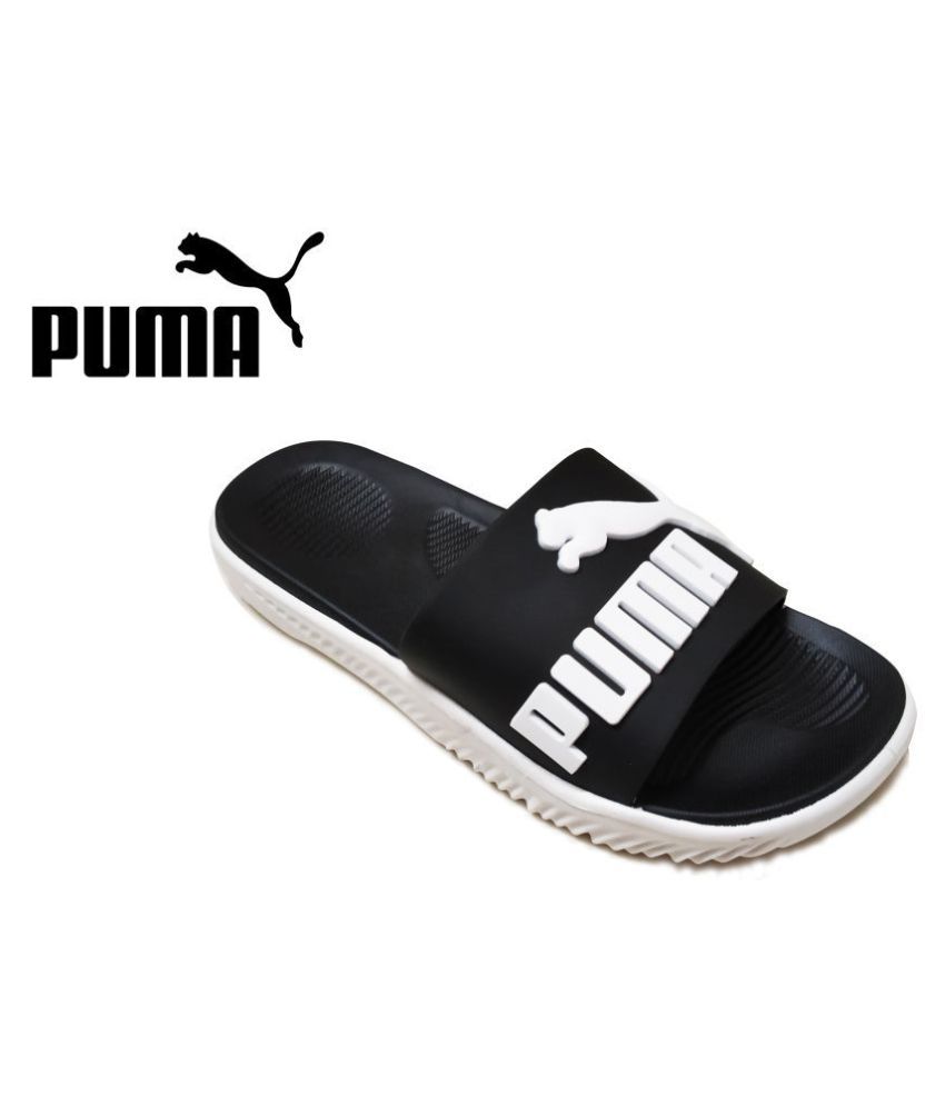 puma slide flip flops