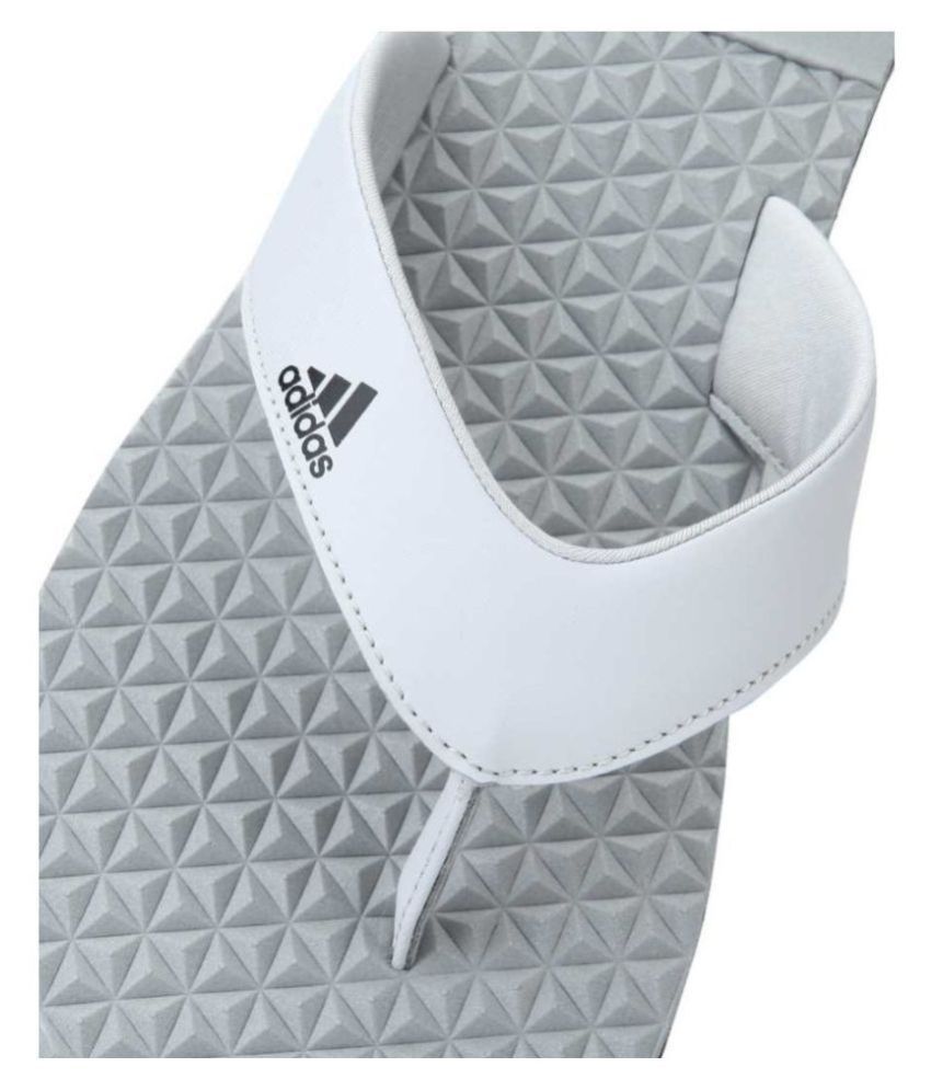 adidas gray thong flip flop