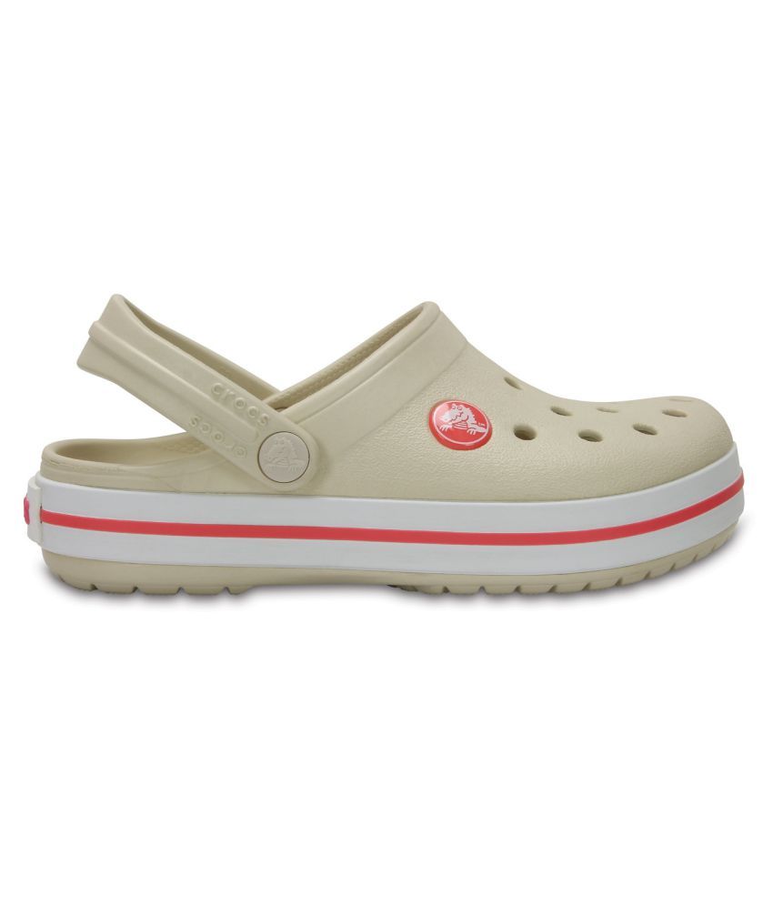 crocs crocband off white