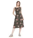 Purys Polyester Multi Color A- line Dress