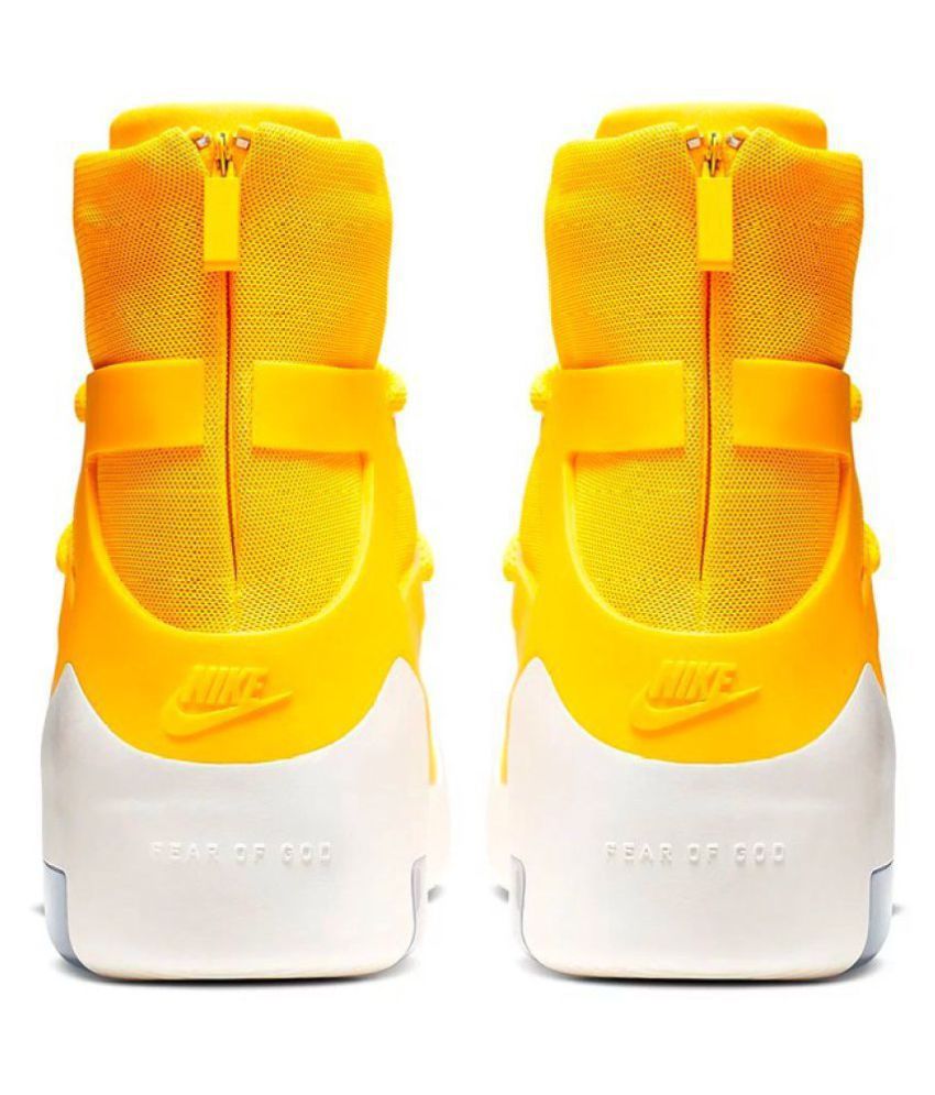 Nike Fear of God 1 Yellow Basketball Shoes Buy Nike Fear