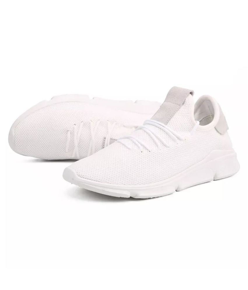 nicce white trainers
