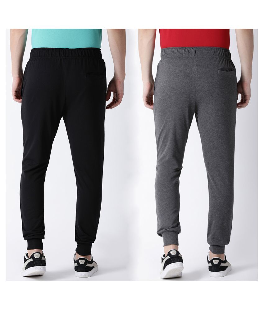regular fit cropped linen blend joggers
