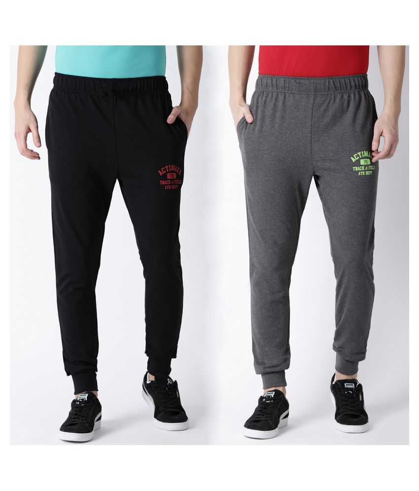 cotton blend joggers