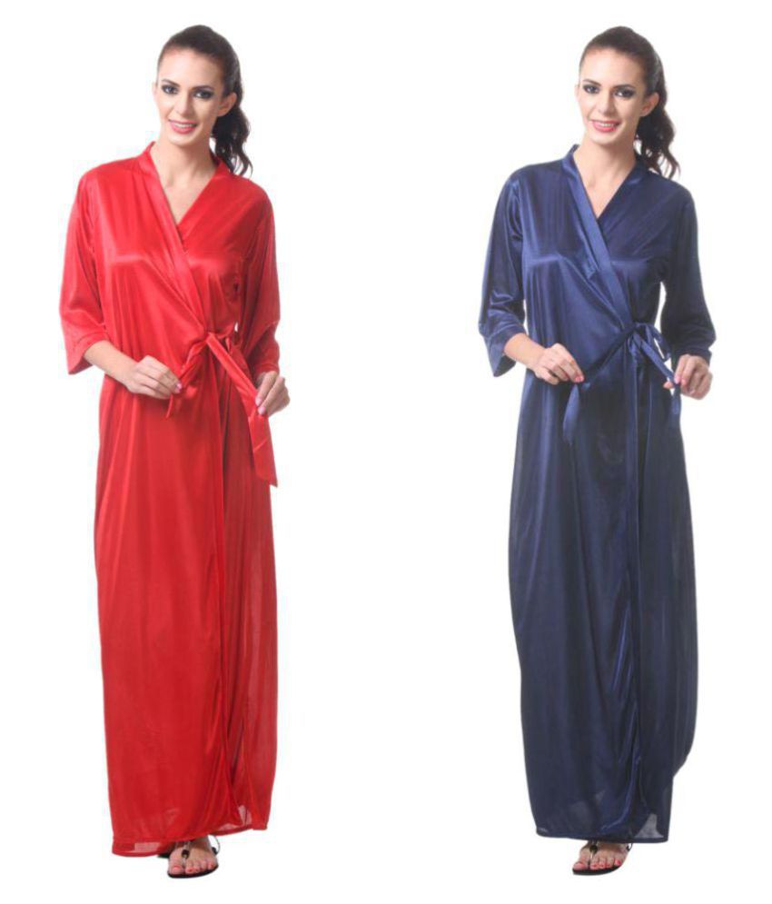 Buy Affair Poly Satin Robes - Multi Color Online at Best Prices in ...