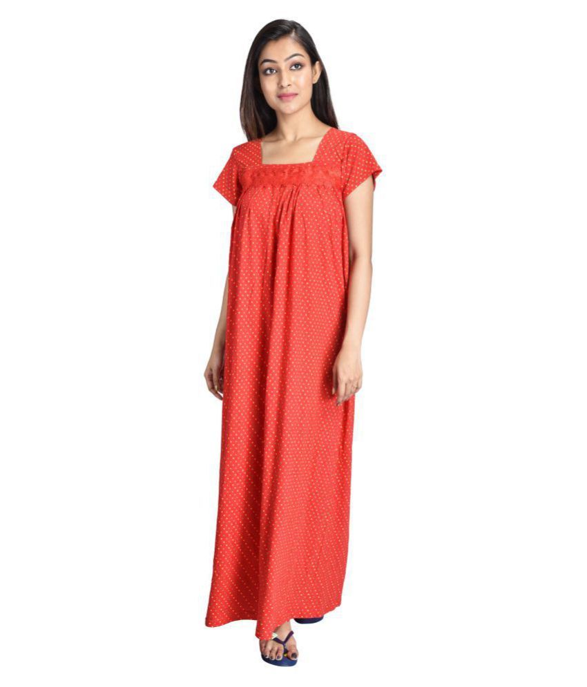     			Piyali's Creation Cotton Nighty & Night Gowns - Multi Color