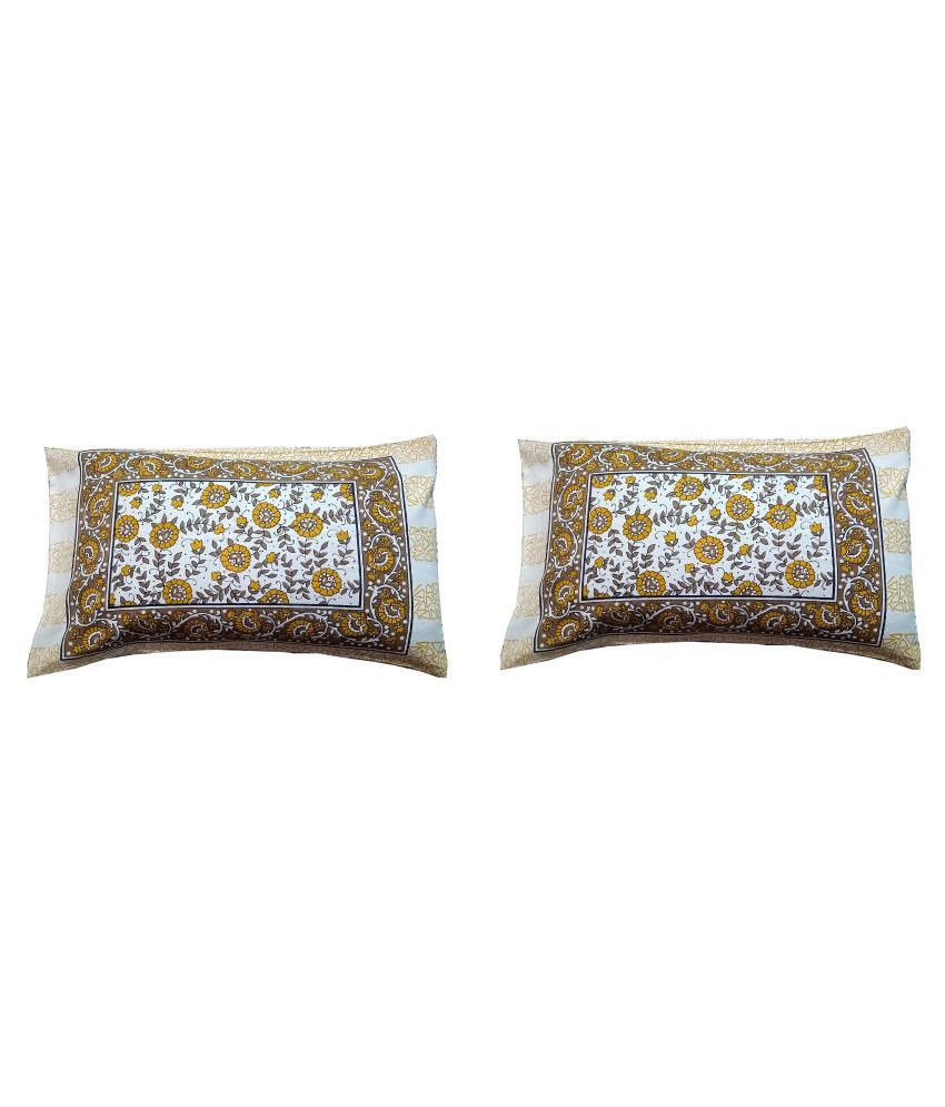 Fancy Handcraft Cotton Double Bedsheet With 2 Pillow Covers Buy