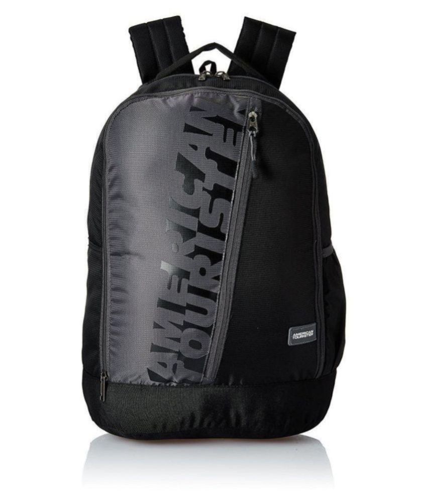 American Tourister Black college Backpack School Bag for Boys & Girls
